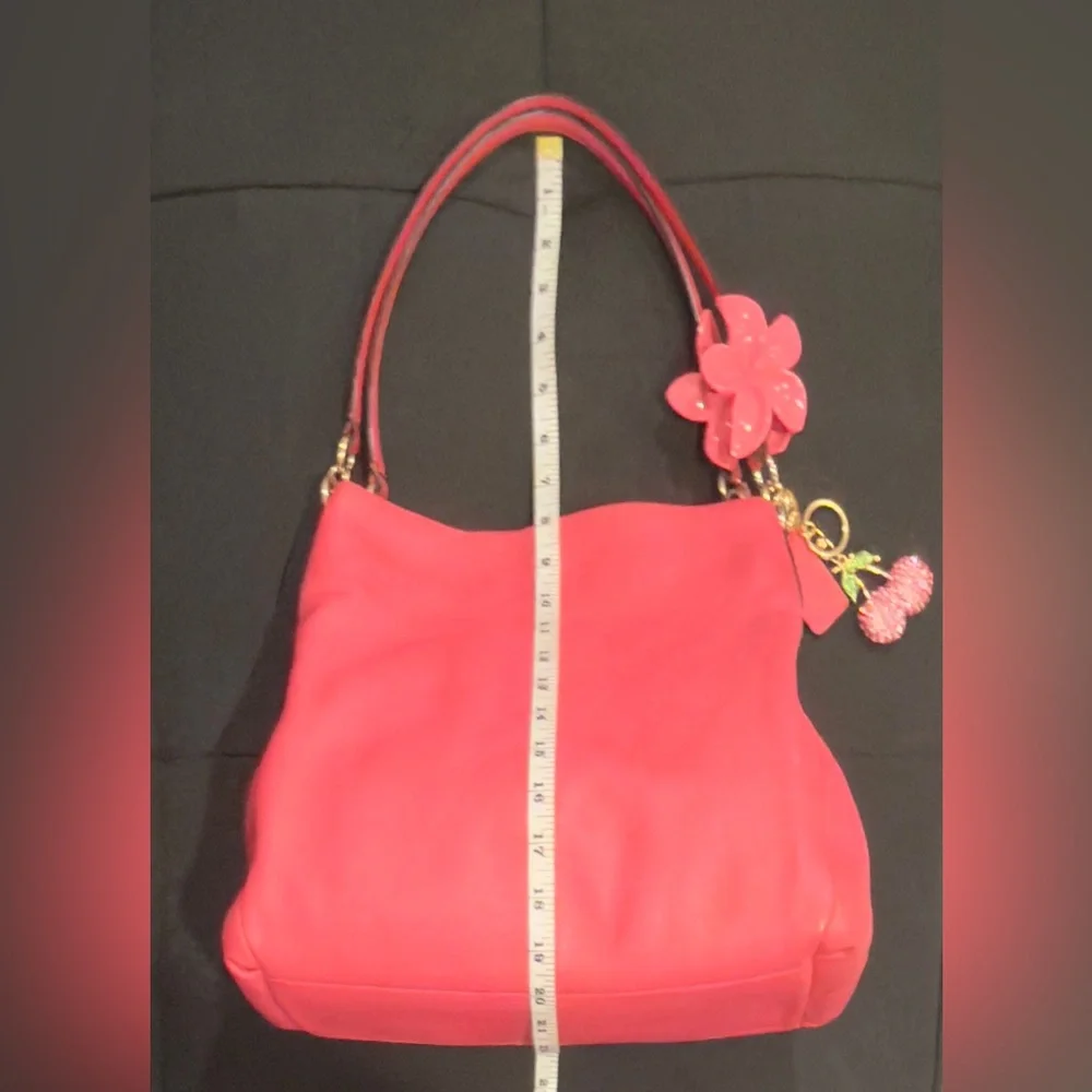 💖 SOLD - Coach Madison Phoebe Pink Leather Hobo Shoulder Bag - Picture 16 of 17